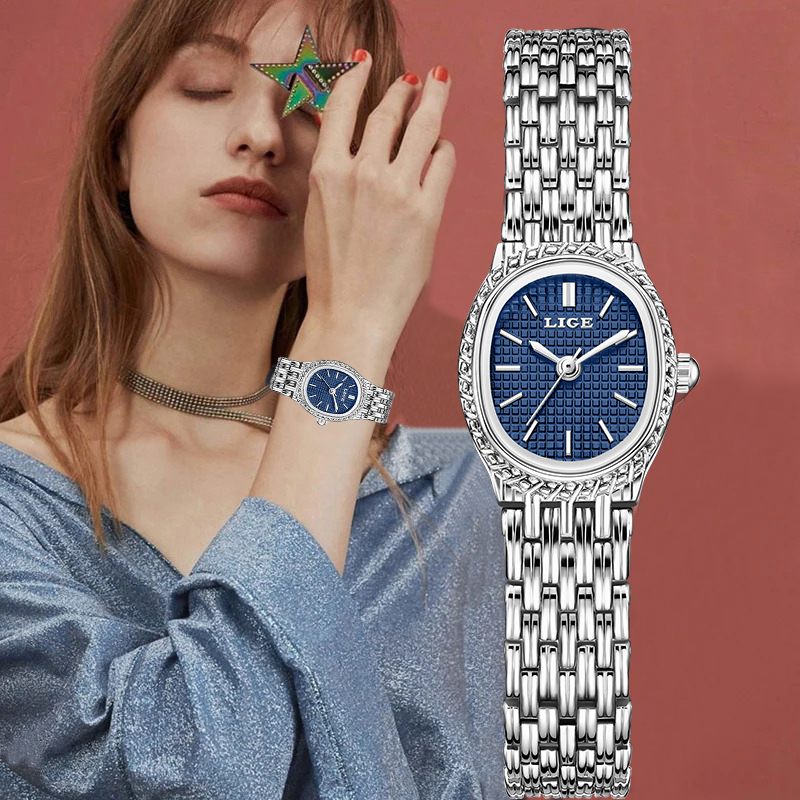 Luxury Watch For - LIGE Fashion Luxury Quartz Woman Watch