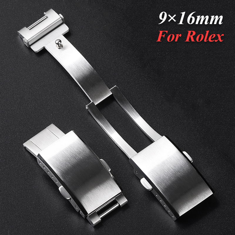 Luxury Watch Logo - Solid Stainless Steel Watch Clasp for