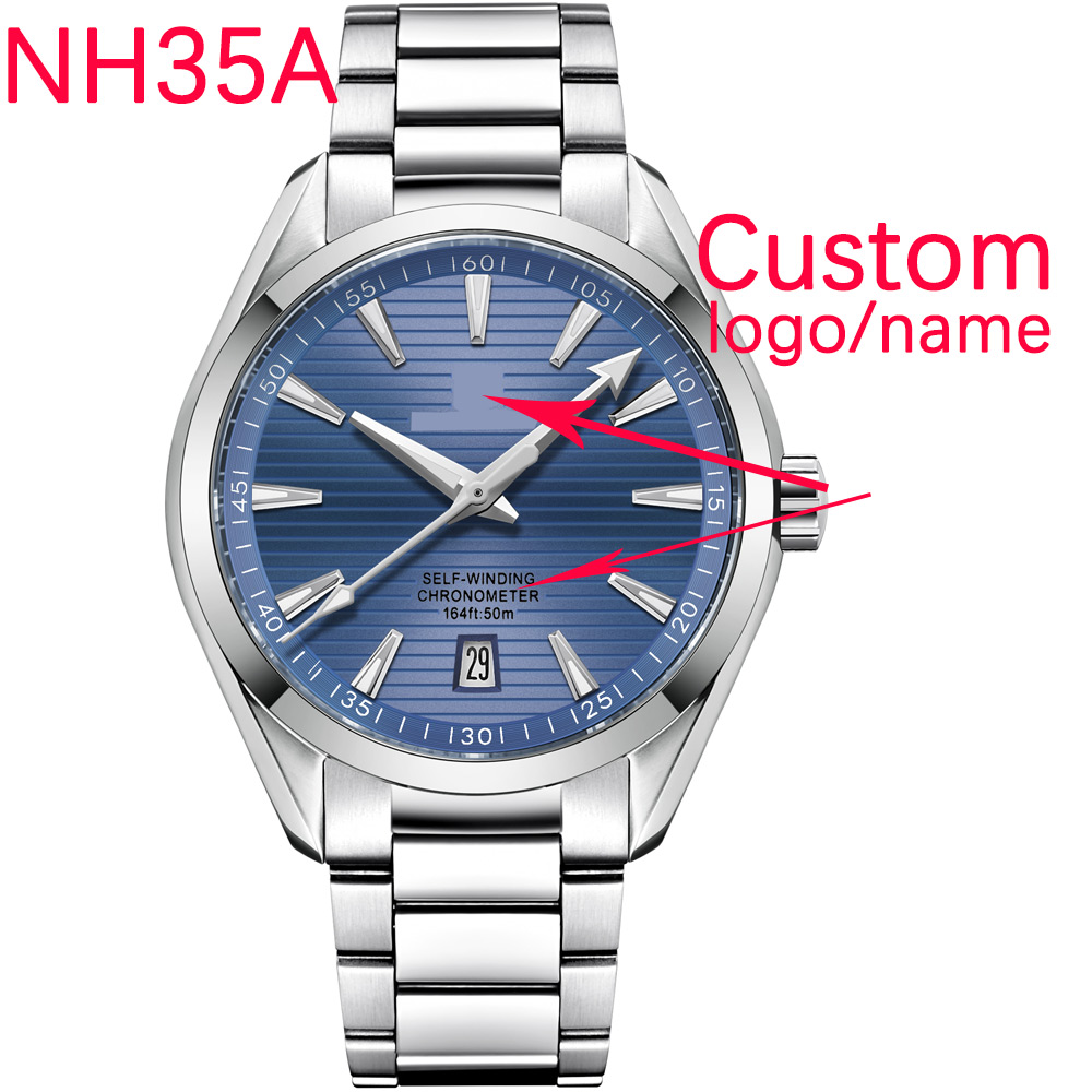 Luxury Watch Logo - Luxury NH35 Movt Custom Logo 41mm