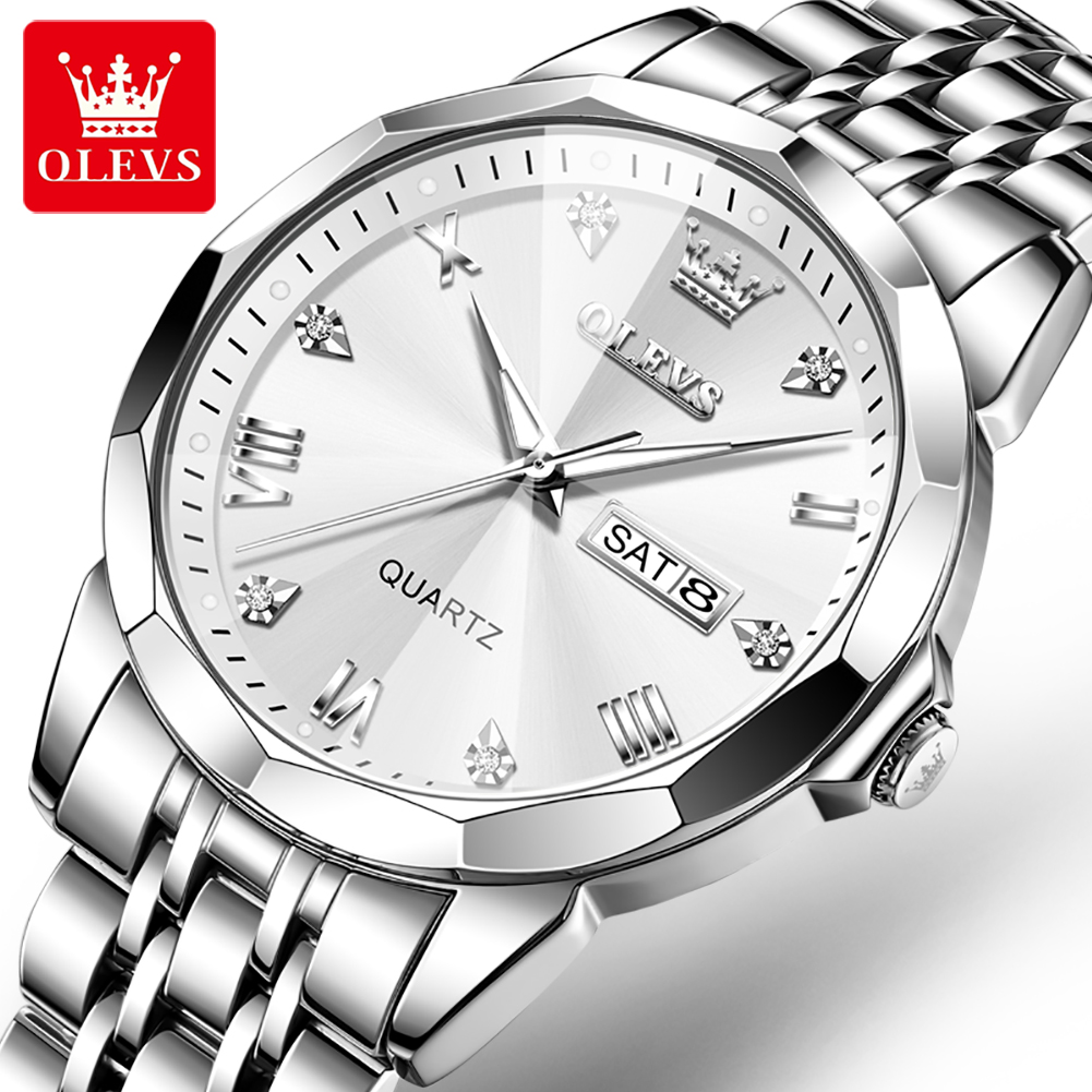 OLEVS 9931 Brand Original Auth - огляд і ціна Luxury Watch Holder For Men