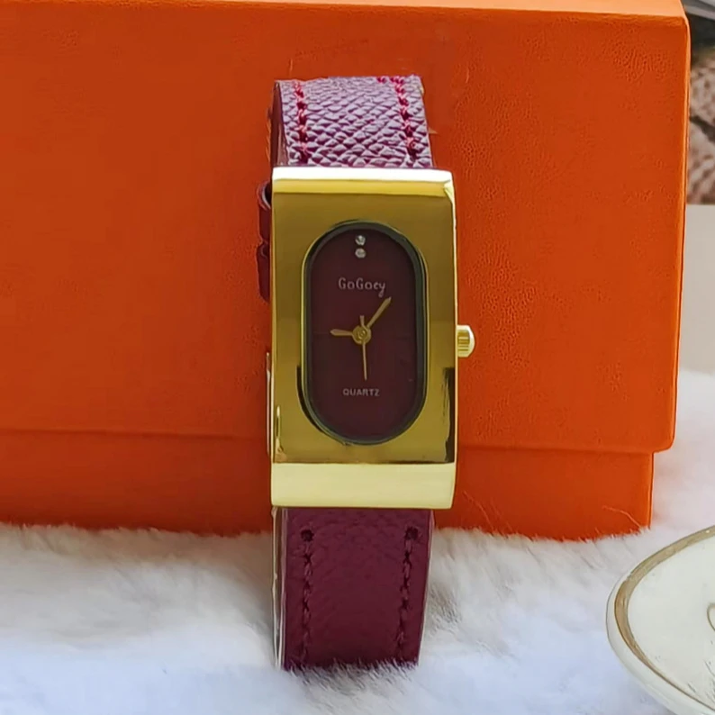 Luxury Ladies Brand Women Watc - огляд і ціна Luxury Watch With Leather Strap