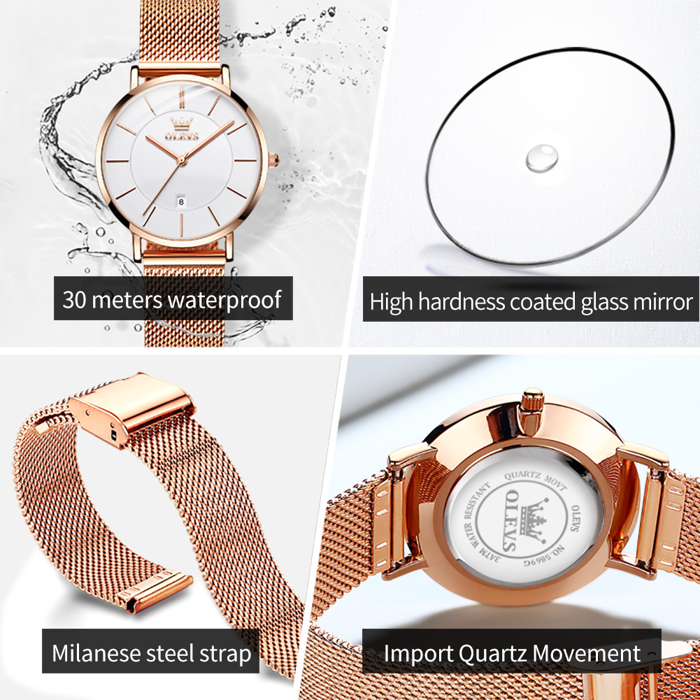 OLEVS Woman Watch 5869 Elegant - огляд і ціна Luxury Watch Brands