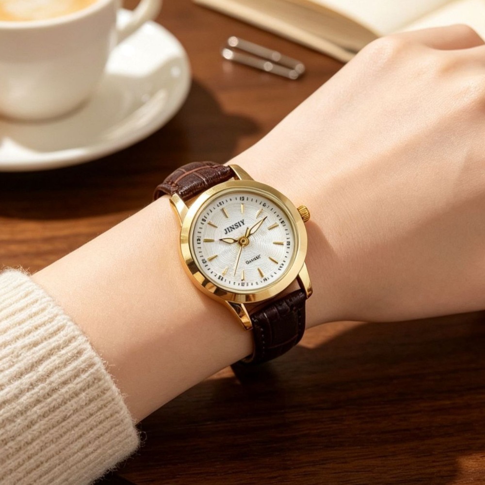 Fashion Leather Strap Quartz W - огляд і ціна Luxury Watch With Leather Strap