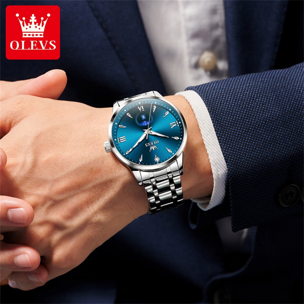 OLEVS Moon Phase men's watches - огляд і ціна Luxury Watch Brands
