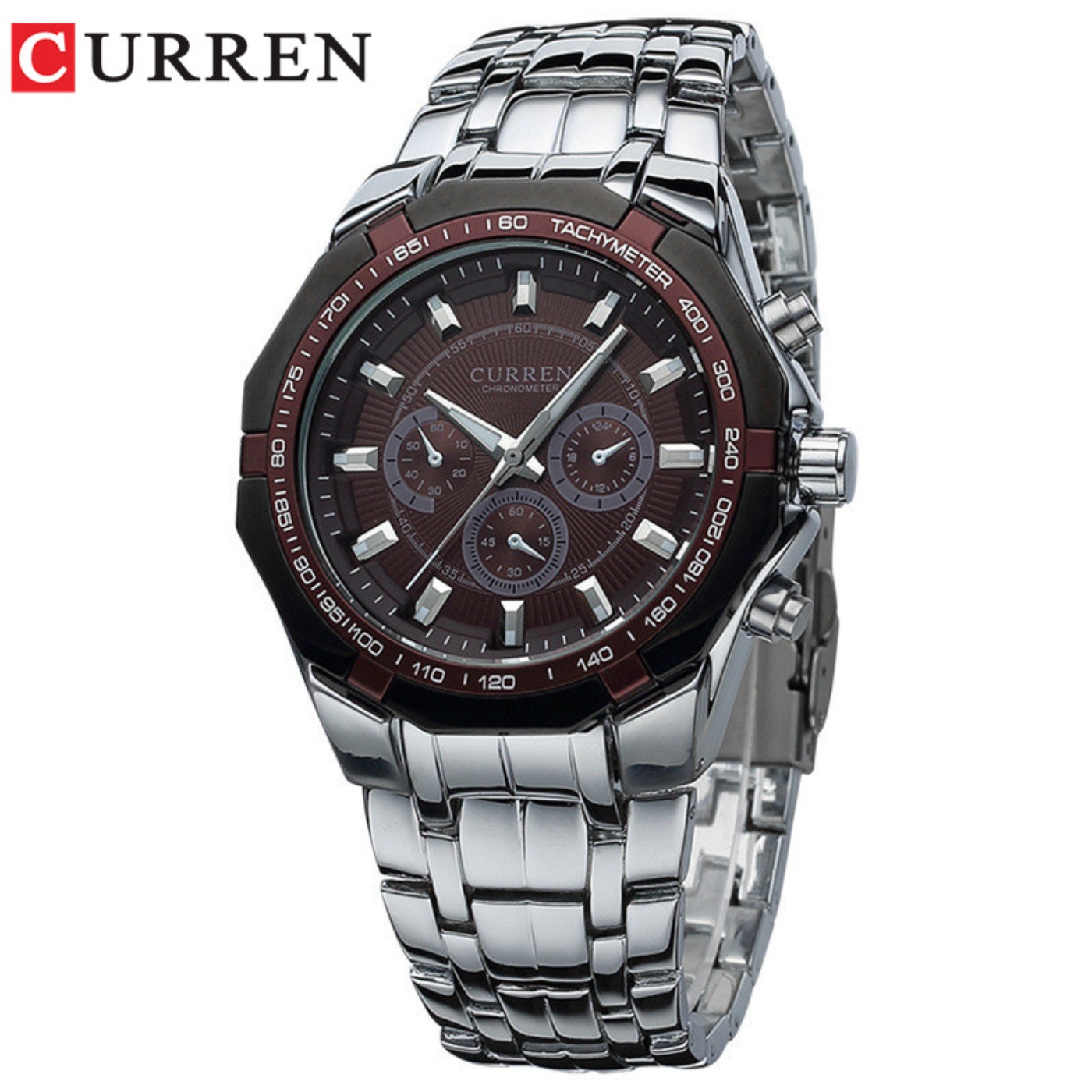 CURREN Men Luxury Brand Milita - огляд і ціна Luxury Watch Logo
