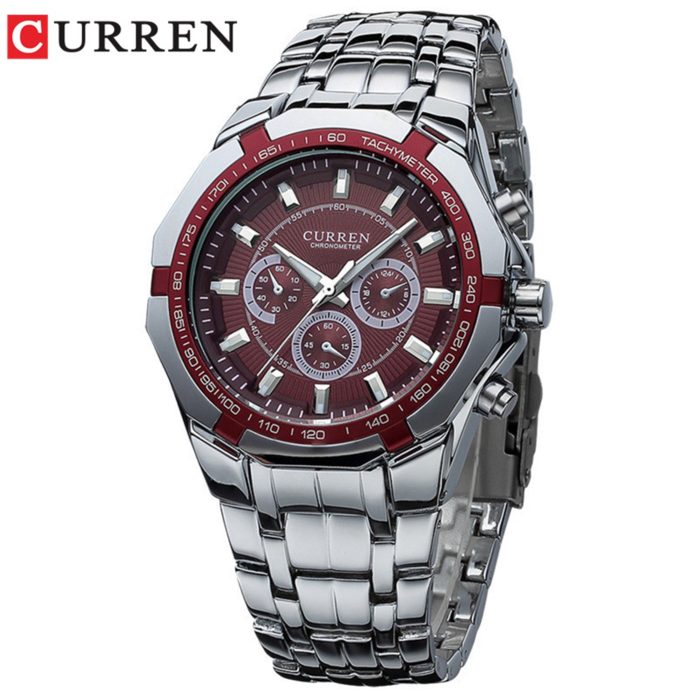 CURREN Men Luxury Brand Milita - огляд і ціна Luxury Watch Logo