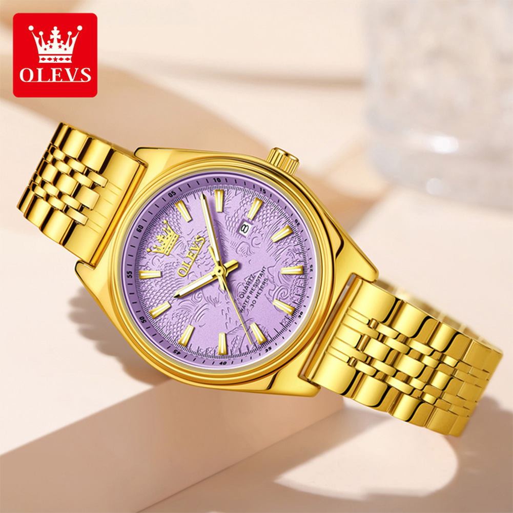 OLEVS Brand Luxury Gold Watch  - огляд і ціна Luxury Watch Brand For Women