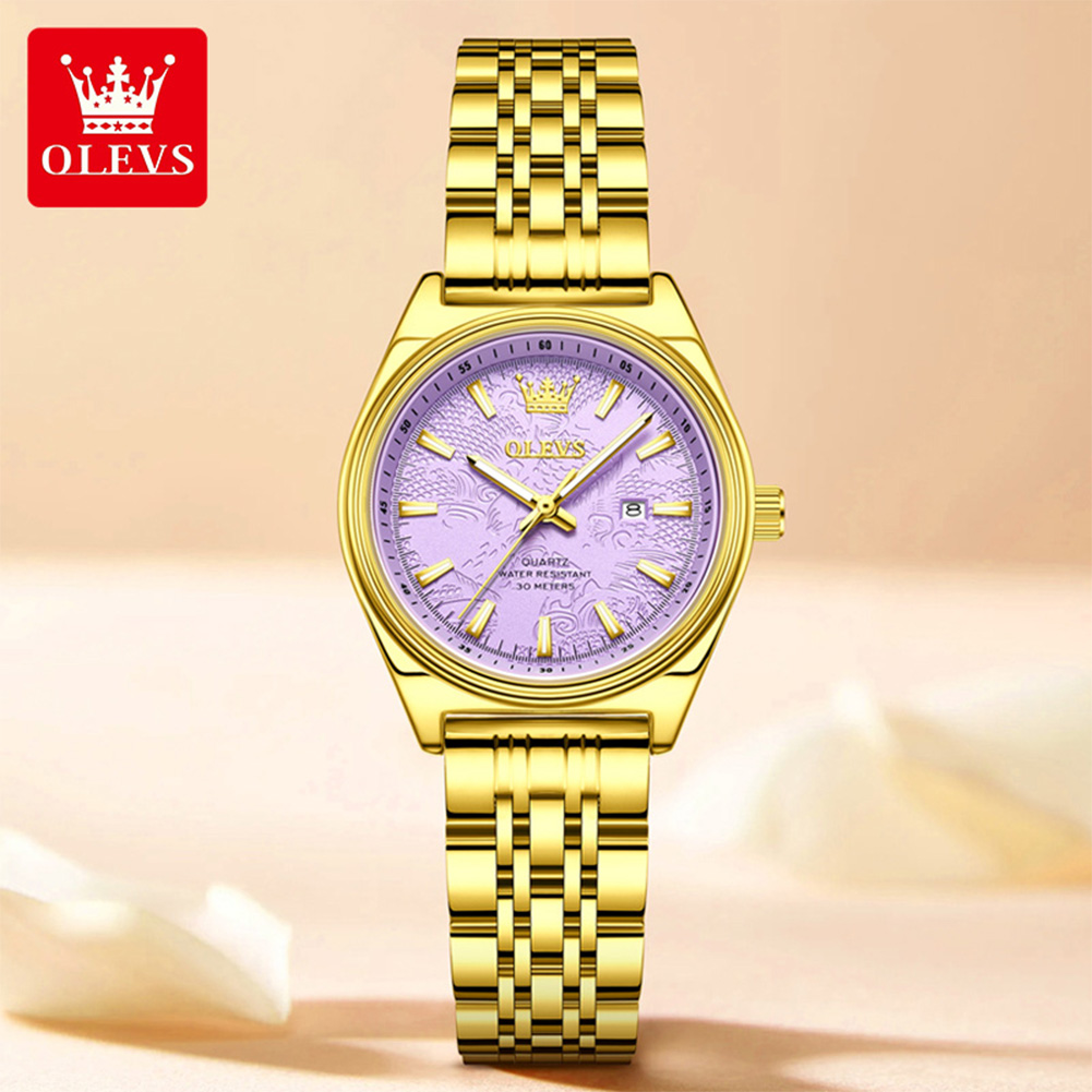 OLEVS Brand Luxury Gold Watch  - огляд і ціна Luxury Watch Brand For Women