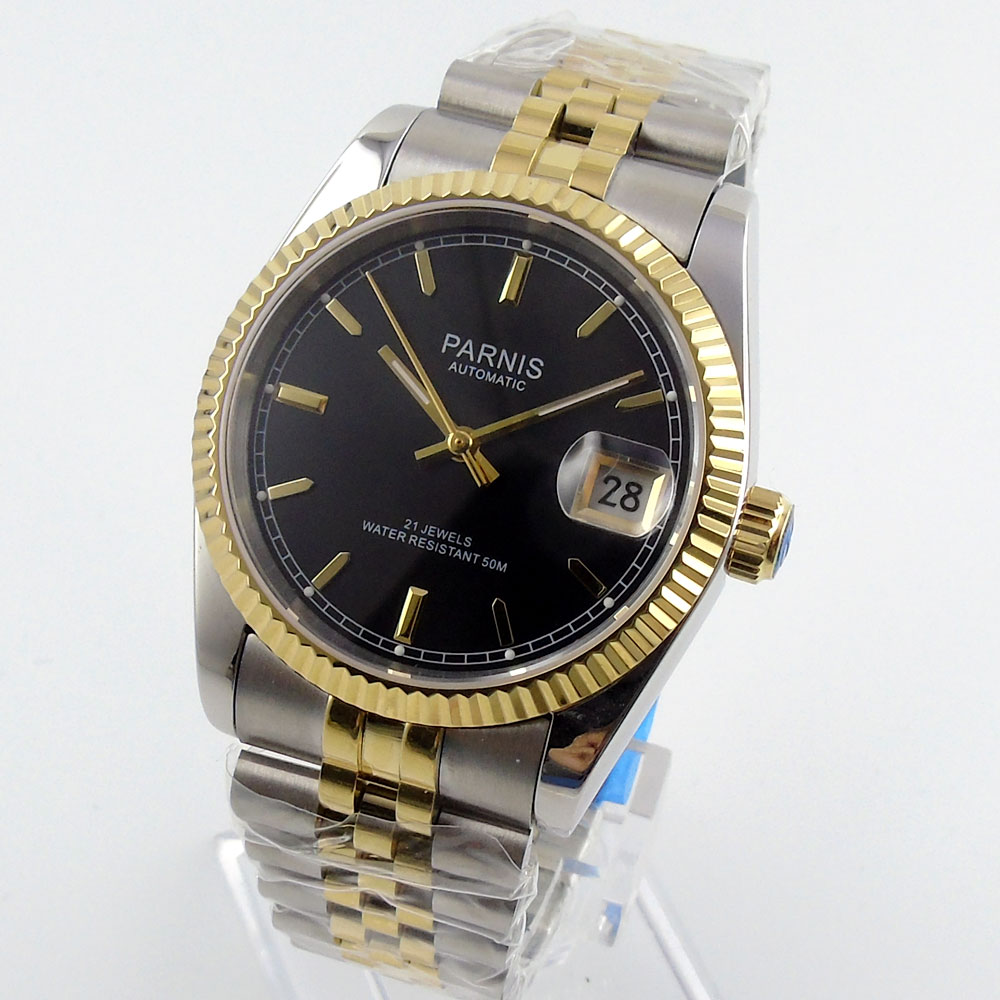 Parnis 36mm Mens Automatic Wat - огляд і ціна Rolex Watch Datejust