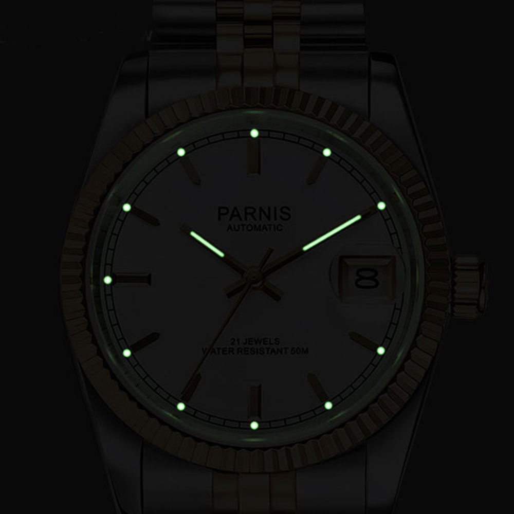 Parnis 36mm Mens Automatic Wat - огляд і ціна Rolex Watch Datejust