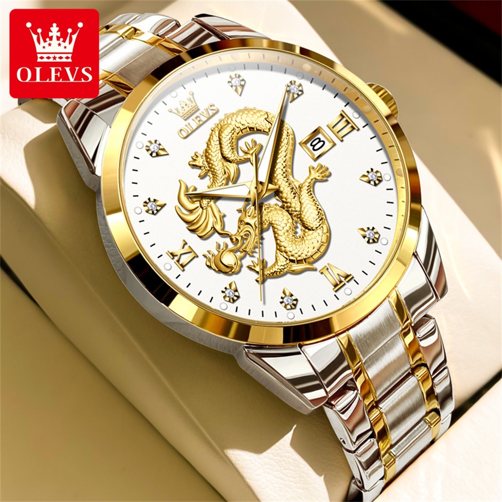 OLEVS Fashion China Loong Drag - огляд і ціна Luxury Watch China