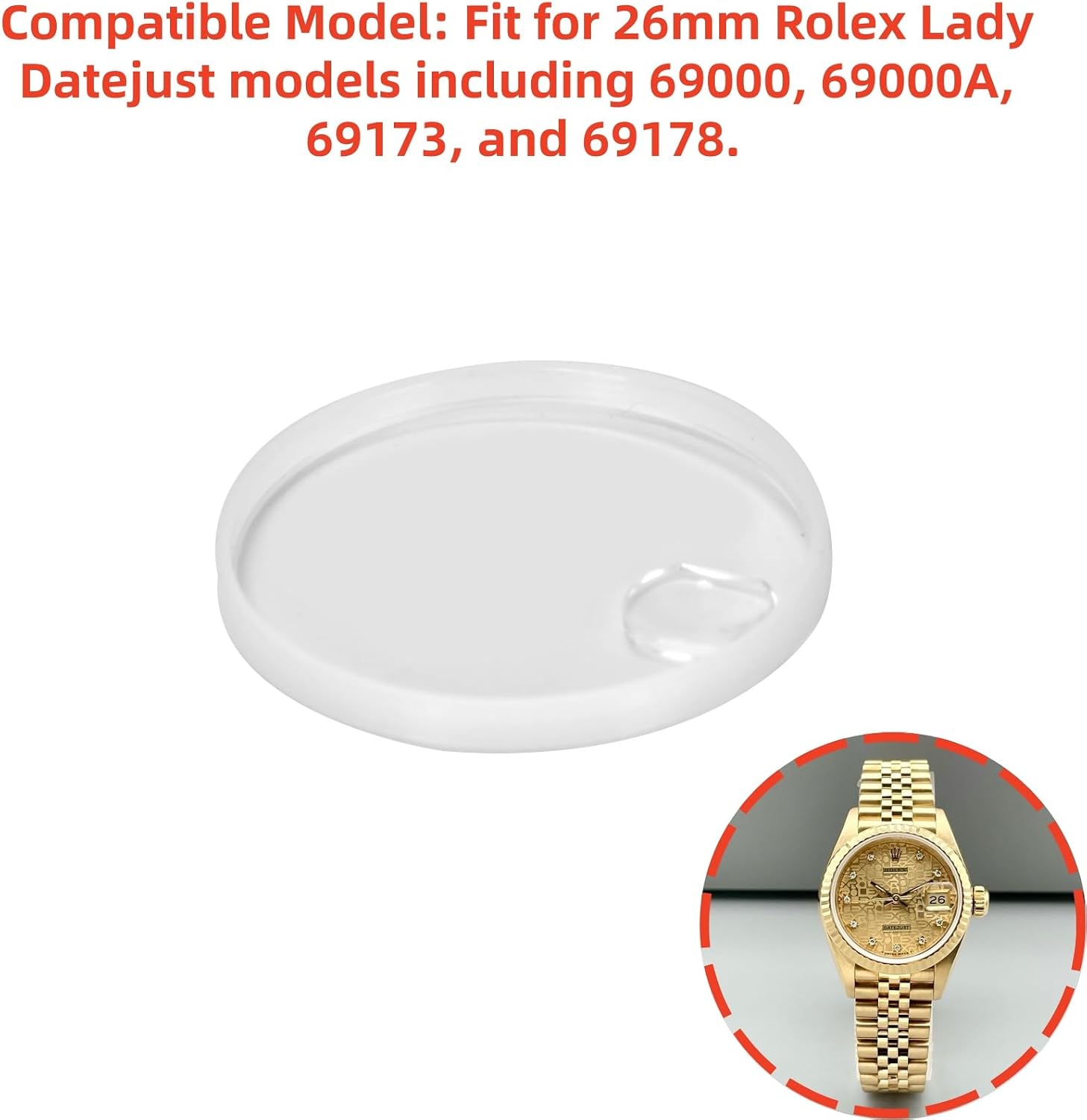 Ruimou 1set 21.3mm Sapphire Wa - огляд і ціна Rolex Watch Datejust