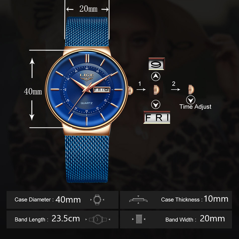 Women Watches LIGE Top Brand L - огляд і ціна Luxury Watch Brand For Women