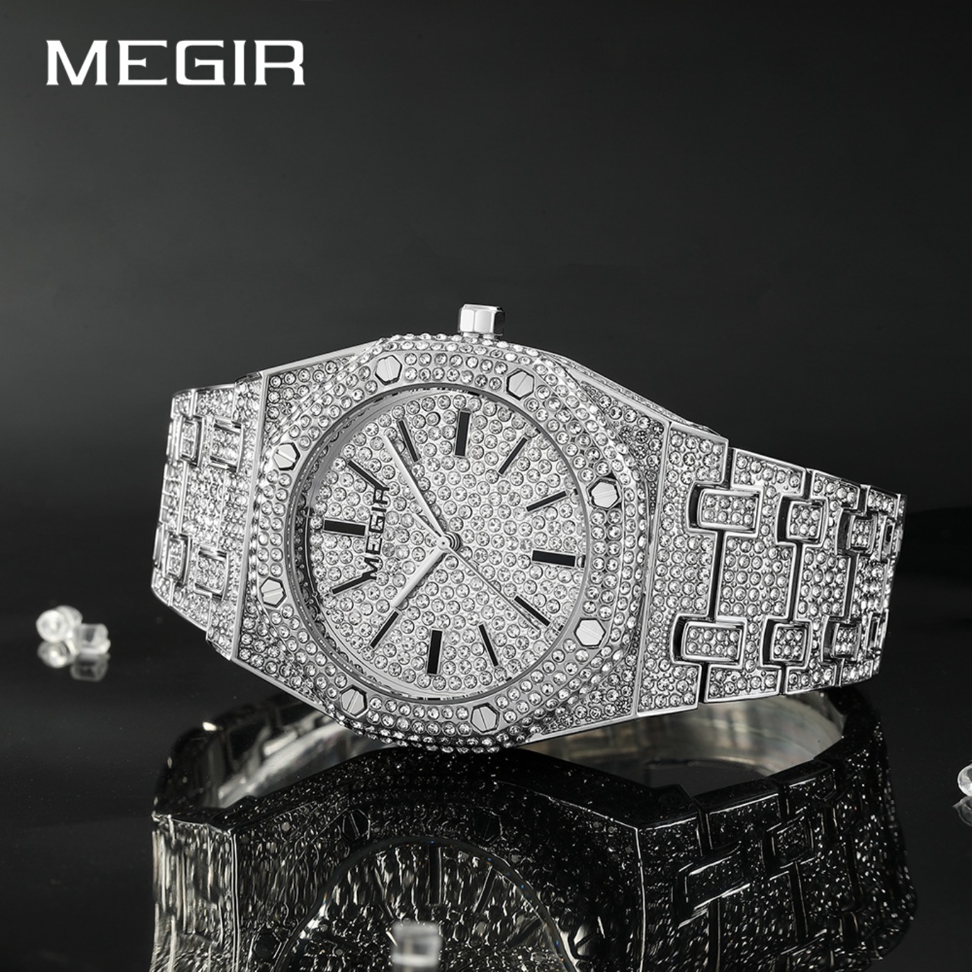 MEGIR Luxury Quartz Rhinestone - огляд і ціна Luxury Watch Brands