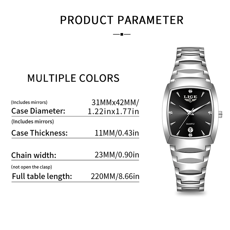 LIGE Watch women Business Luxu - огляд і ціна Luxury Watch For