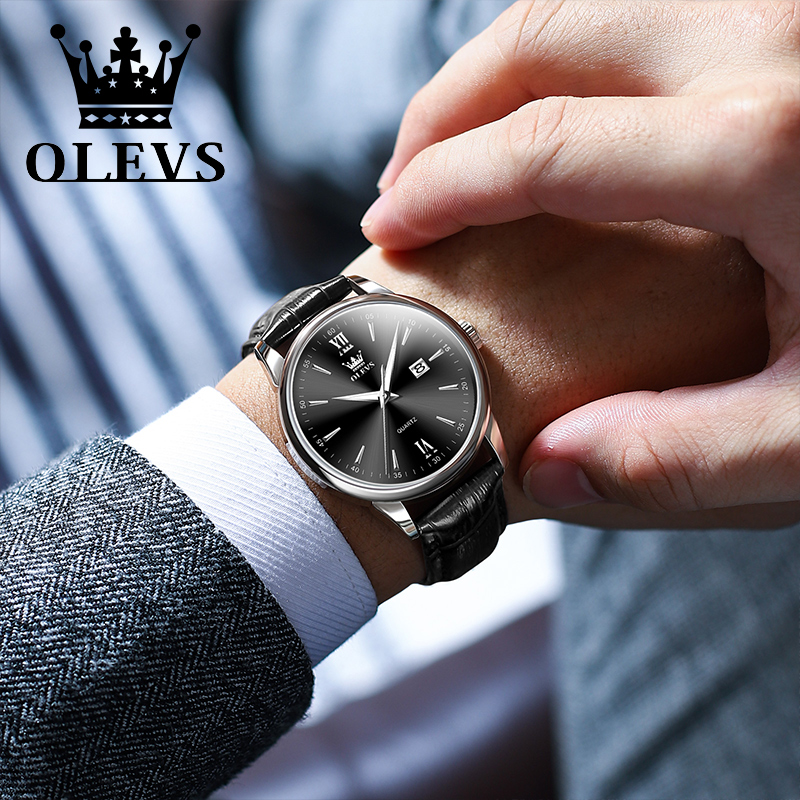 OLEVS Quartz Men's Watch Fashi - огляд і ціна Luxury Watch Holder For Men