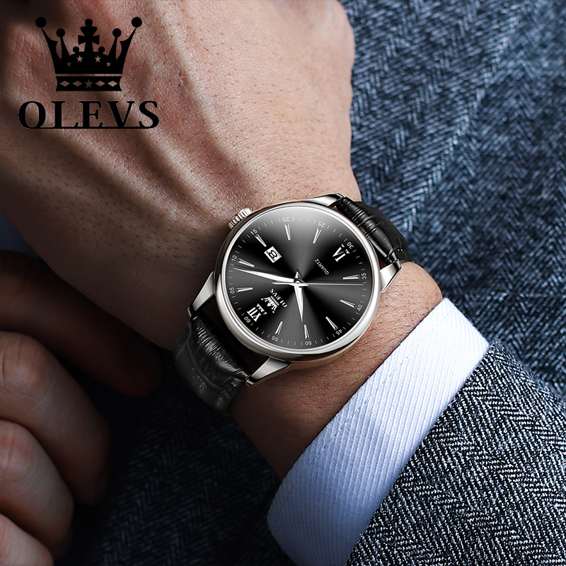 OLEVS Quartz Men's Watch Fashi - огляд і ціна Luxury Watch Holder For Men