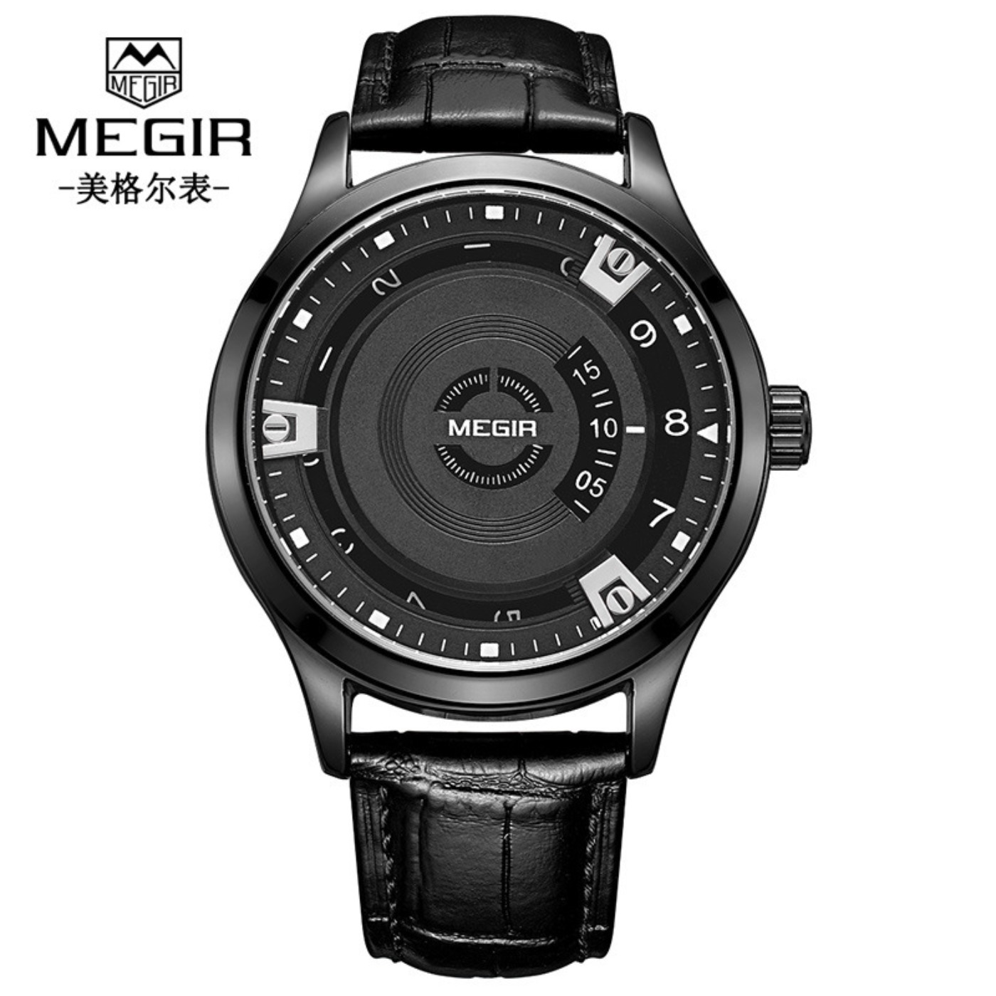 MEGIR Men Watches Luxury Leath - огляд і ціна Luxury Watch With Leather Strap