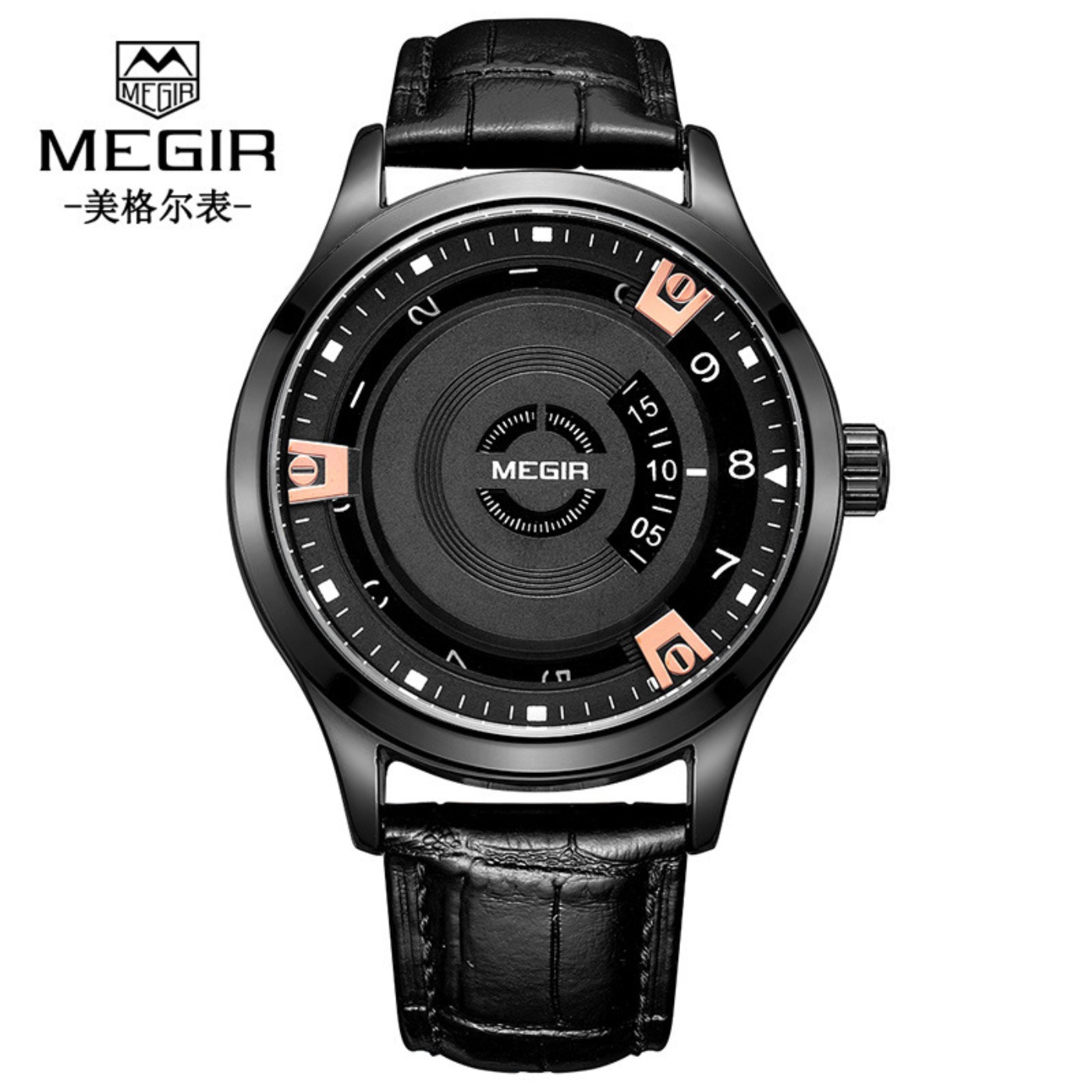 MEGIR Men Watches Luxury Leath - огляд і ціна Luxury Watch With Leather Strap