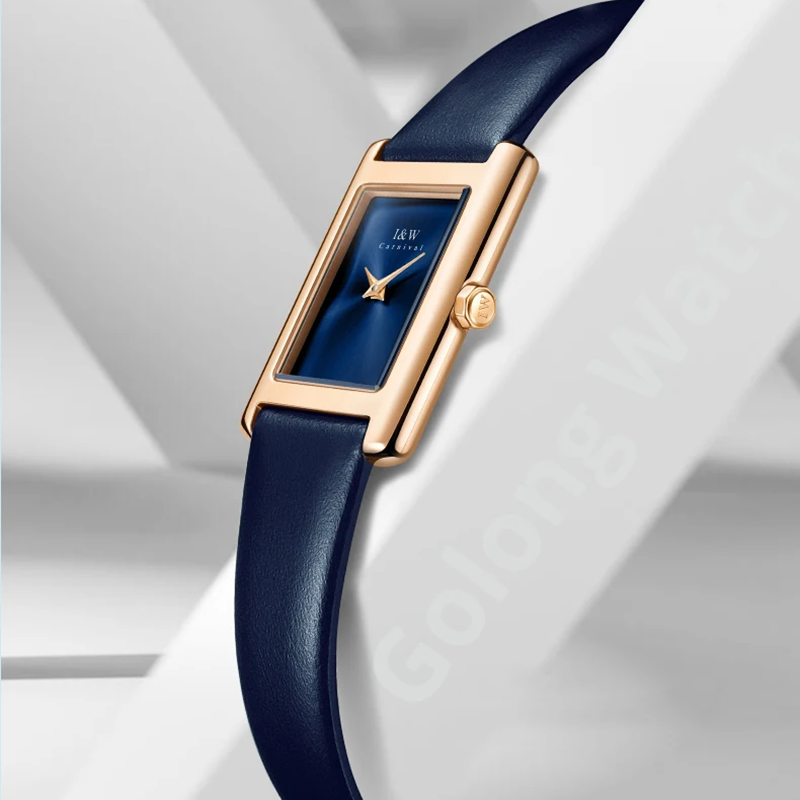I&W Carnival Ultra thin Quartz - огляд і ціна Luxury Watch With Leather Strap