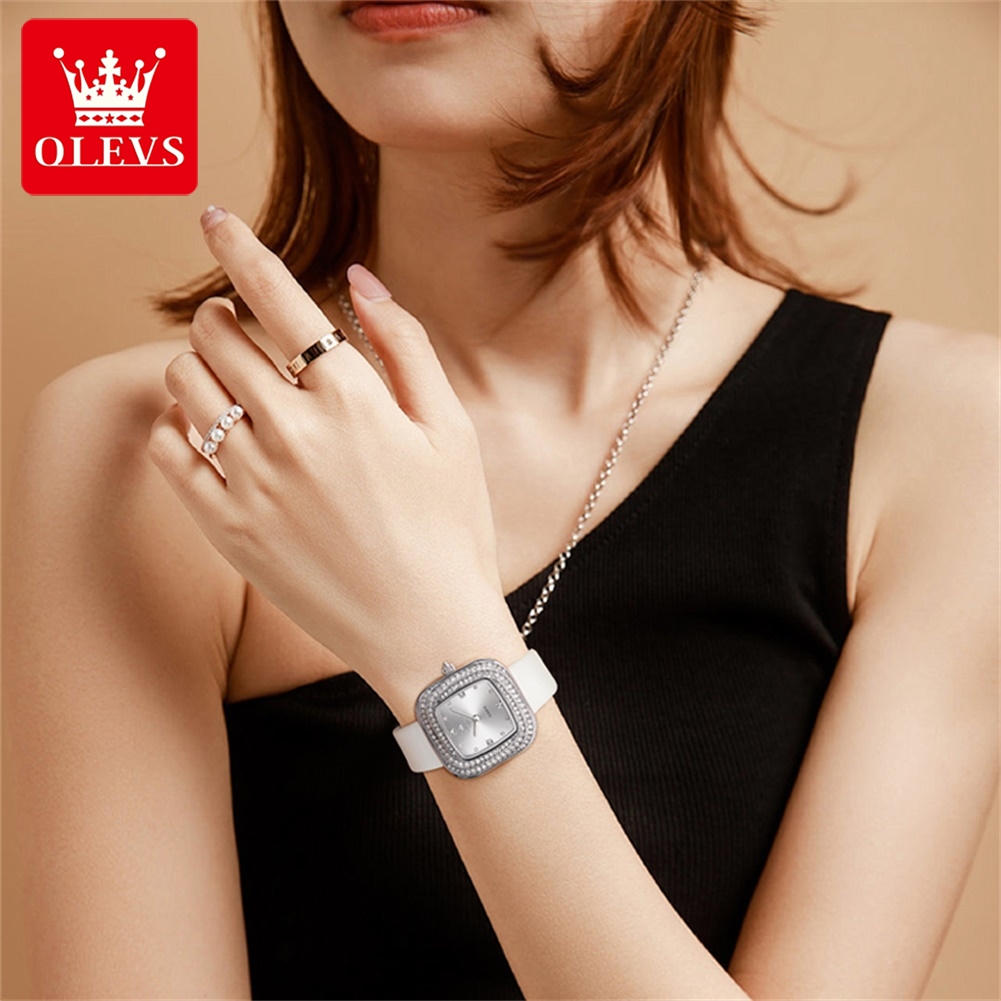 OLEVS 5512 Luxury Elegant Wome - огляд і ціна Luxury Watch With Leather Strap