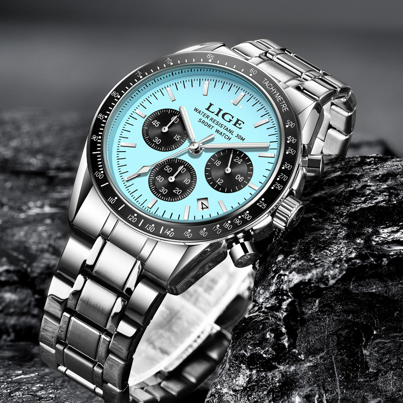 LIGE Top Brand Luxury New Men  - огляд і ціна Luxury Watch Holder For Men