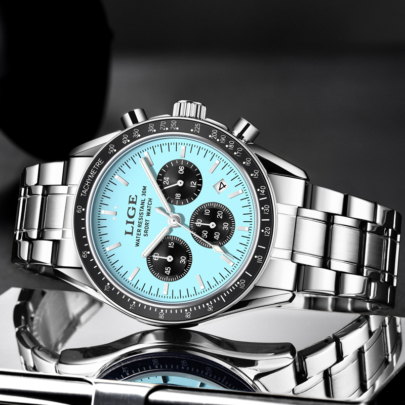 LIGE Top Brand Luxury New Men  - огляд і ціна Luxury Watch Holder For Men
