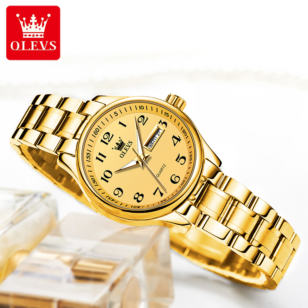 OLEVS Brand Luxury Gold Quartz - огляд і ціна Luxury Watch Brand For Women