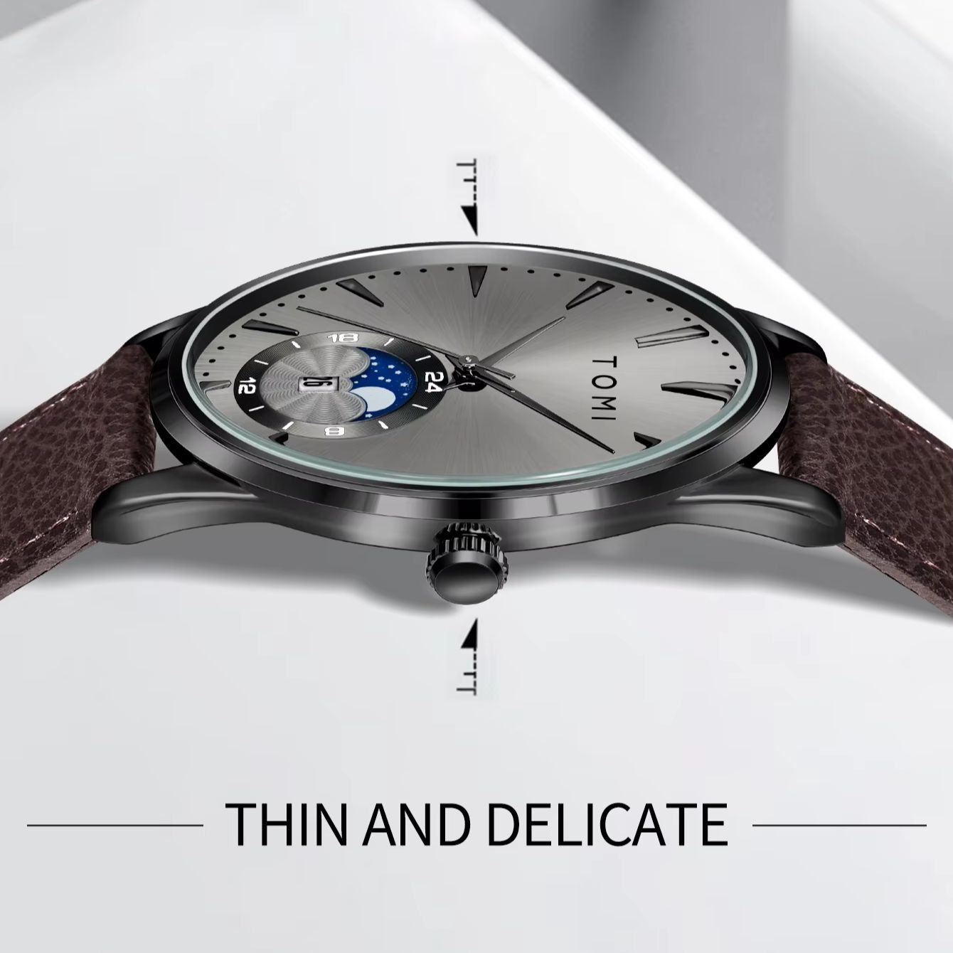 TOMI 2Pcs Men's Watch Gift Set - огляд і ціна Luxury Watch Quality