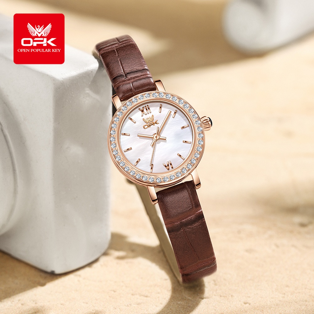 OPK 6063 Light Luxury Watch Wo - огляд і ціна Luxury Watch With Leather Strap