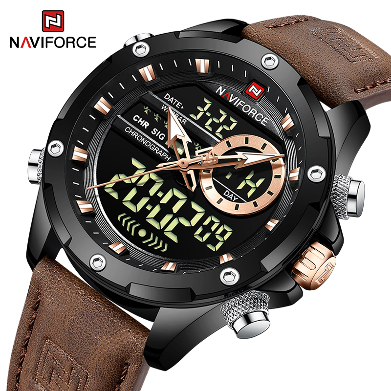 New NAVIFORCE Men Watches Quar - огляд і ціна Luxury Watch Holder For Men