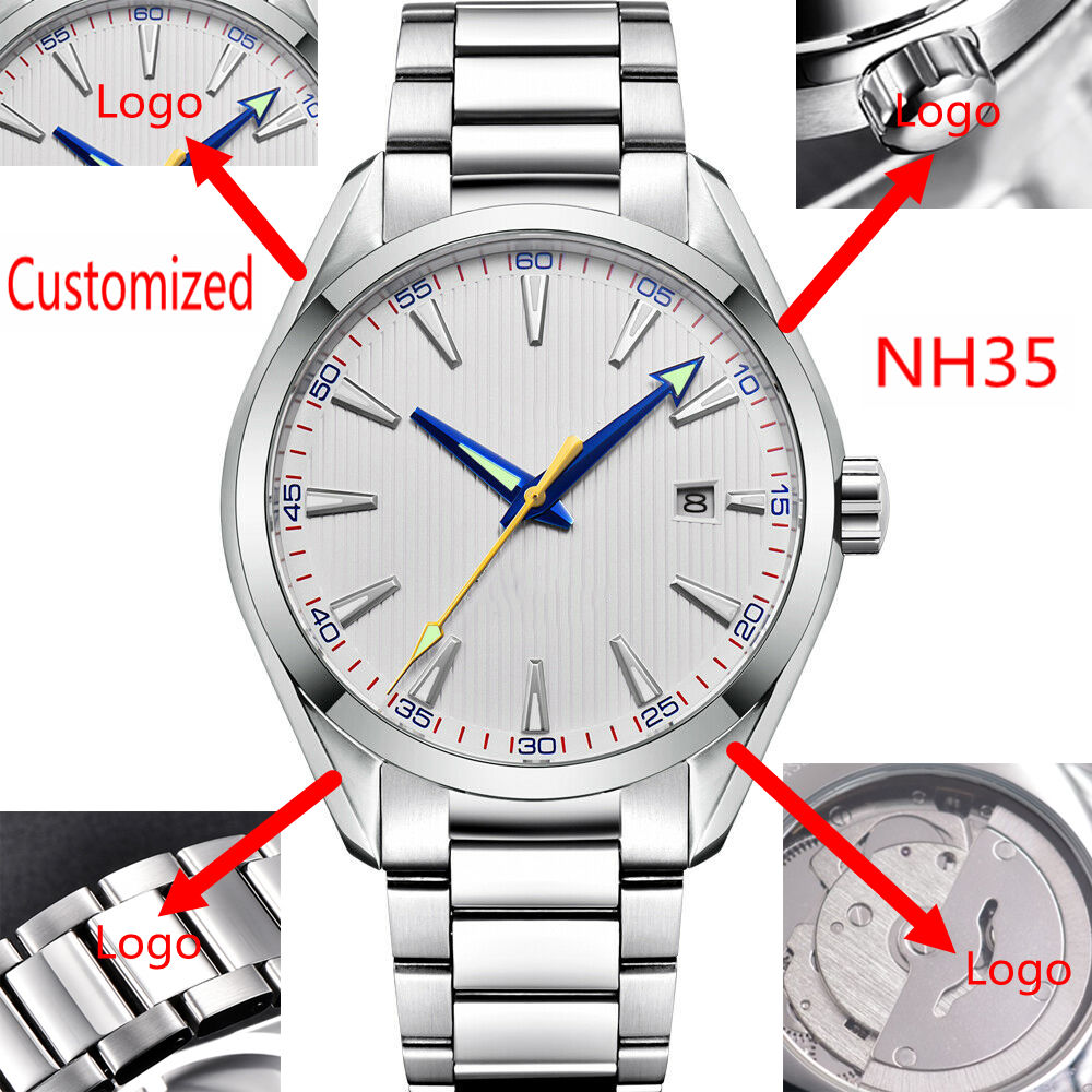 Custom Logo 41mm Men Miyota/NH - огляд і ціна Luxury Watch Logo