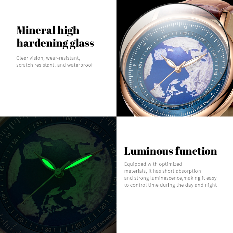 LIGE 2026 New Top Brand Luxury - огляд і ціна Luxury Watch Holder For Men