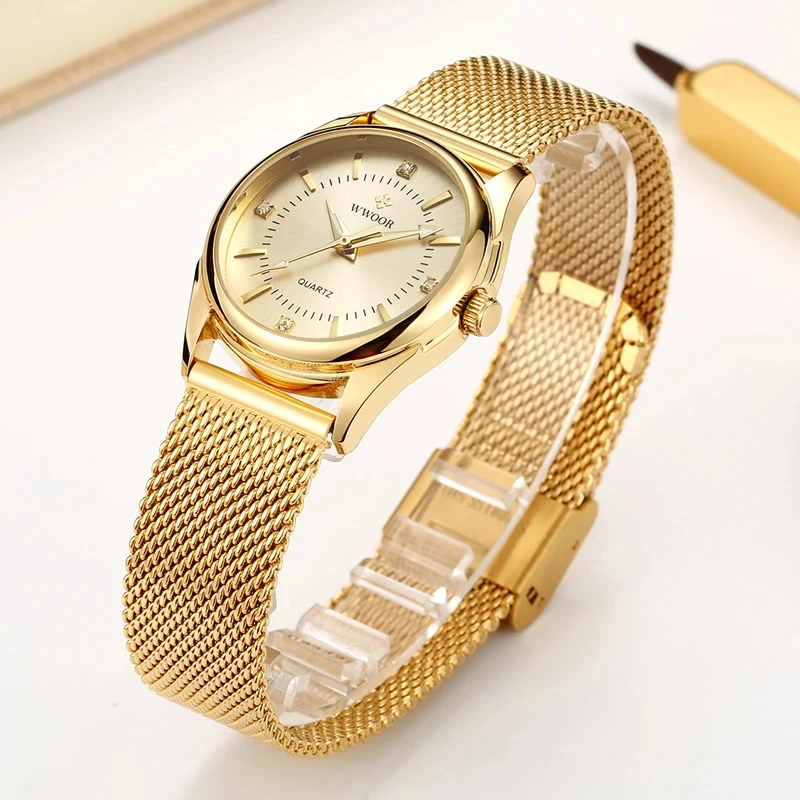 WWOOR Luxury Brand Dress Gold  - огляд і ціна Luxury Watch Brand For Women