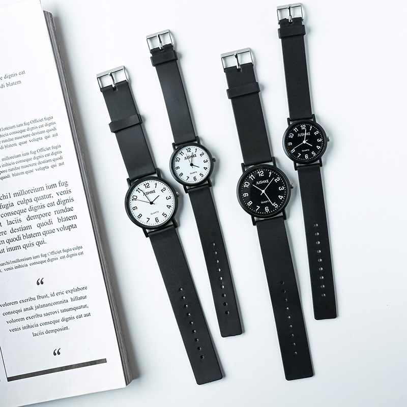 Simple Black Watch Quartz Watc - огляд і ціна Luxury Watch With Leather Strap